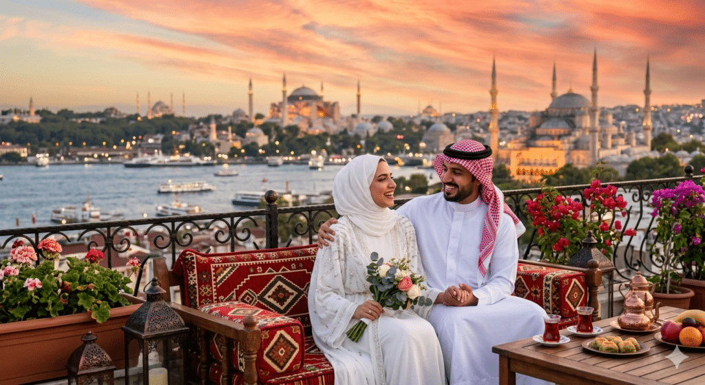 عرض شهر عسل تركيا